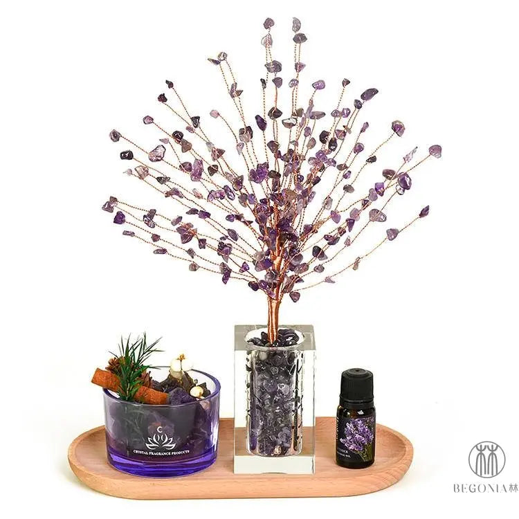 Aromatherapy Crystal Tree Ritual Set - Begonia L