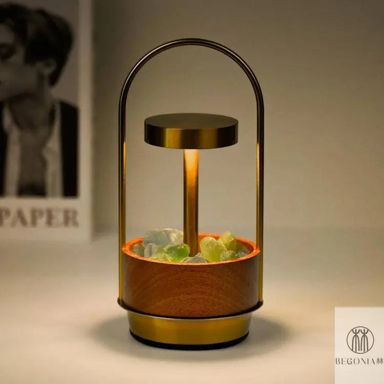 Crystal Lamp - Aromatherapy Glow Bedside Ritual Light - Begonia L