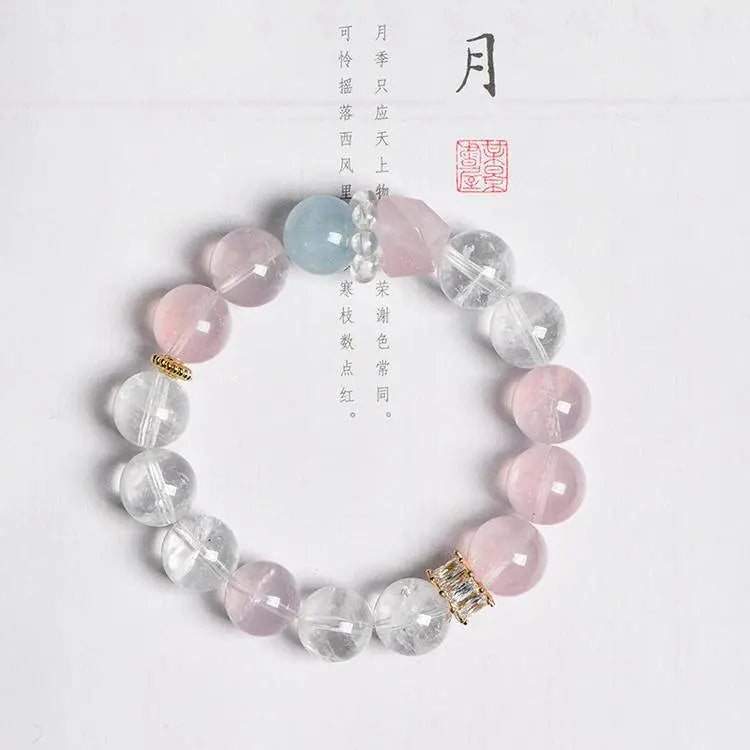 Designed Crystal Jewelry Begonia L