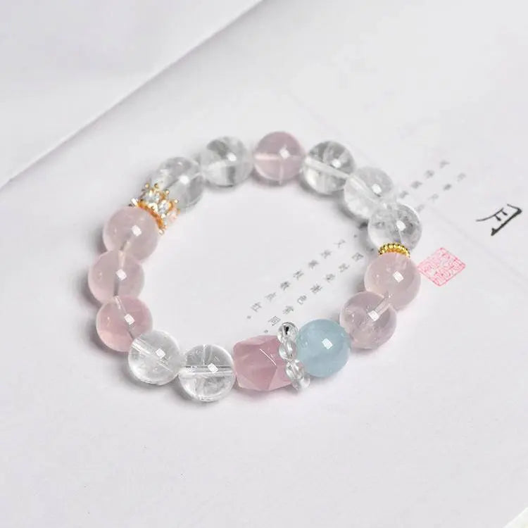 Designed Crystal Jewelry Begonia L
