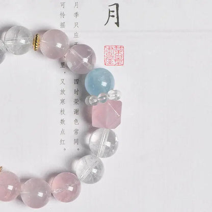 Designed Crystal Jewelry Begonia L