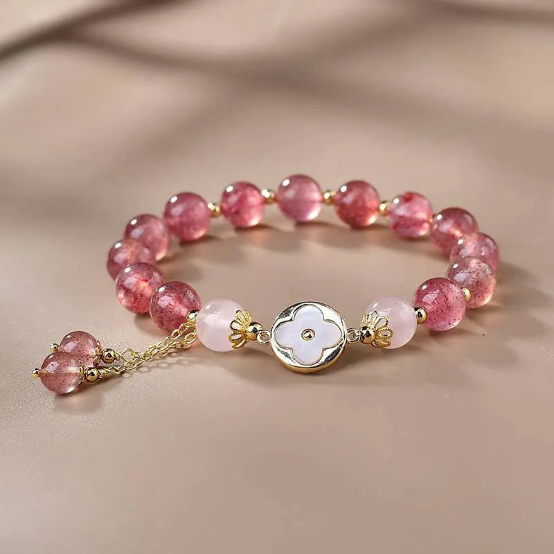 Designed Crystal Jewelry Begonia L
