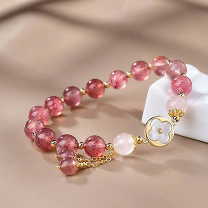 Designed Crystal Jewelry Begonia L