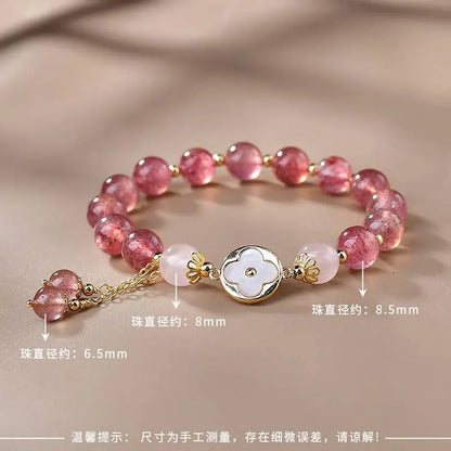 Designed Crystal Jewelry Begonia L