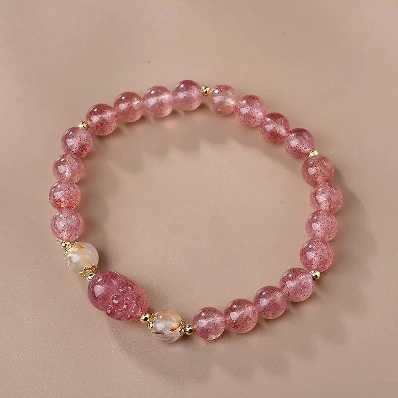 Designed Crystal Jewelry Begonia L