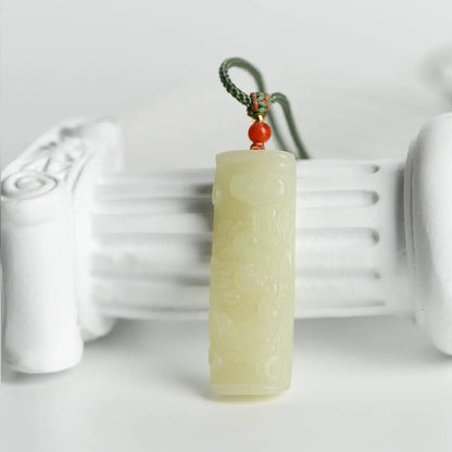 Laylao’s Pick · Hetian Jade Dragon Healing Pendant - Begonia L