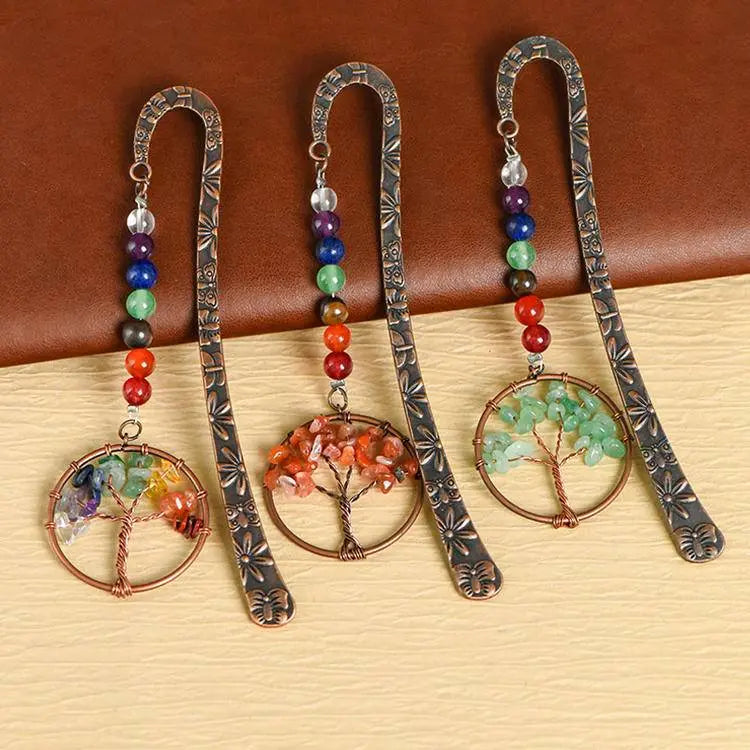 Crystal Tree of Life Bookmark · A Gentle Healing Companion - Begonia L