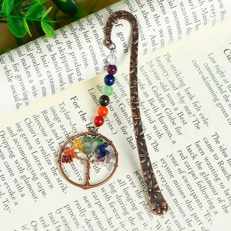 Crystal Tree of Life Bookmark · A Gentle Healing Companion - Begonia L