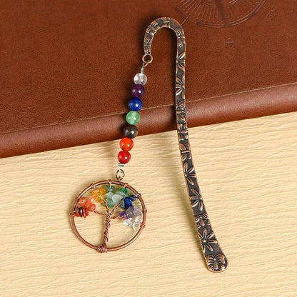 Crystal Tree of Life Bookmark · A Gentle Healing Companion - Begonia L