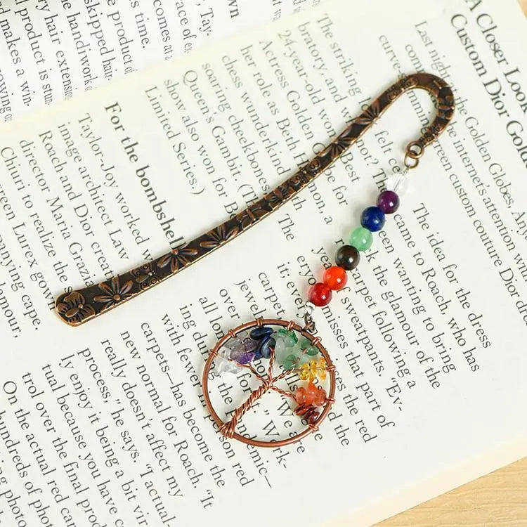 Crystal Tree of Life Bookmark · A Gentle Healing Companion - Begonia L