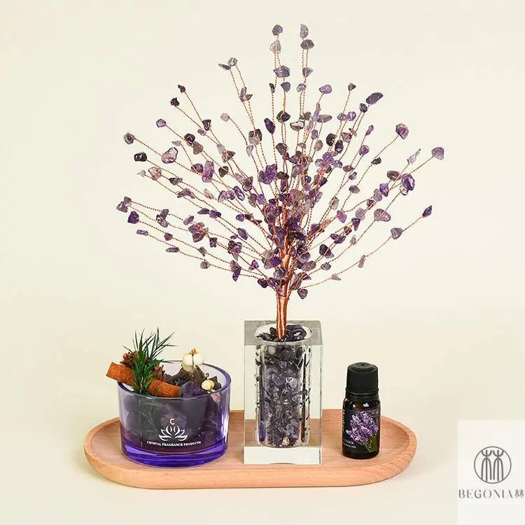 Aromatherapy Crystal Tree Ritual Set | Wellness & Energy Healing ...