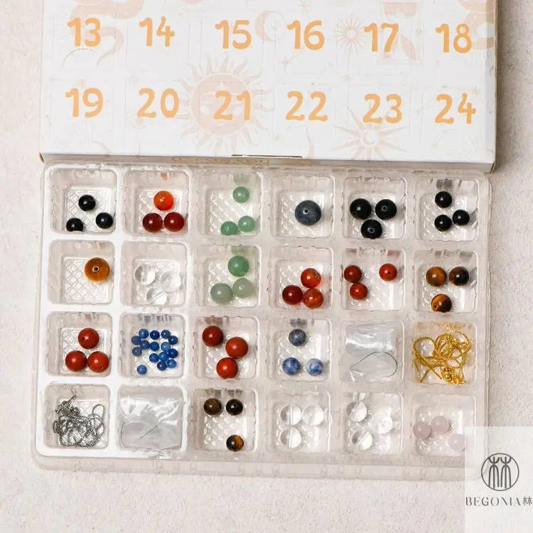 DIY Gemstone Beads - Mystery Box Bracelet Making Kit - Begonia L