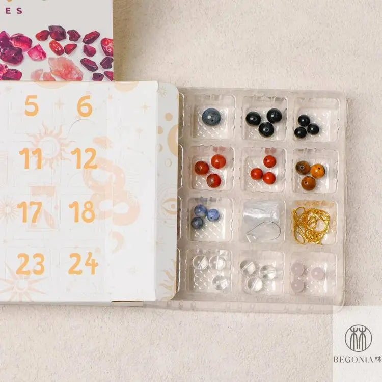 DIY Gemstone Beads - Mystery Box Bracelet Making Kit - Begonia L