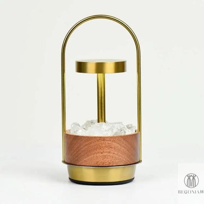 Crystal Lamp - Aromatherapy Glow Bedside Ritual Light - Begonia L
