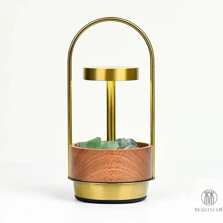 Crystal Lamp - Aromatherapy Glow Bedside Ritual Light - Begonia L