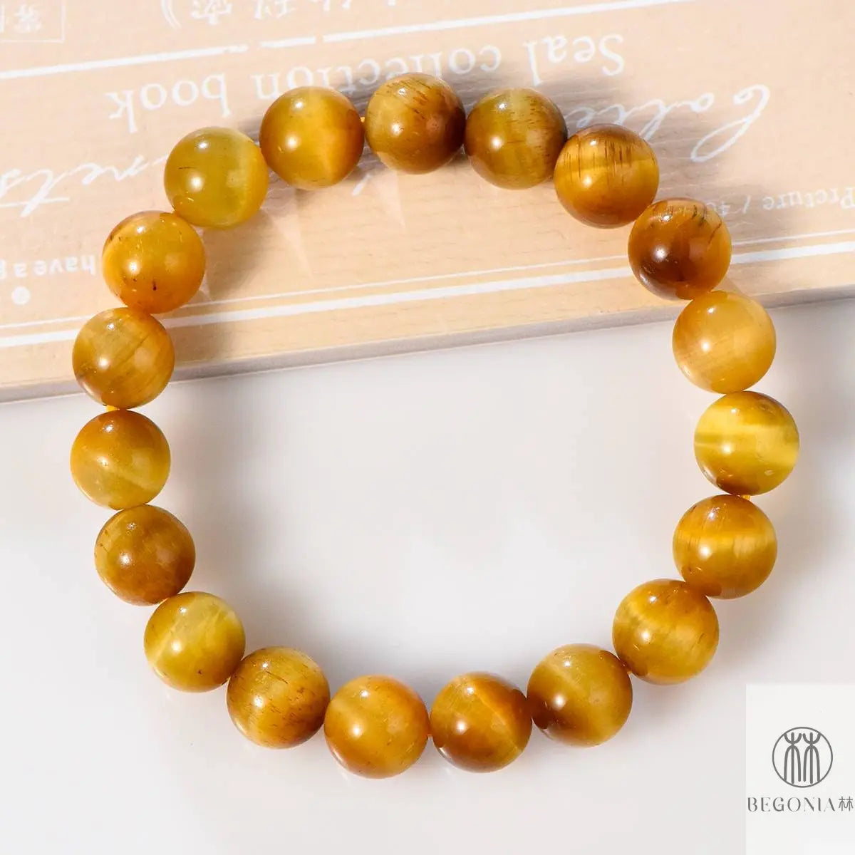 Golden Tiger's Eye Bracelet: Grounded Confidence for Everyday Power - Begonia L