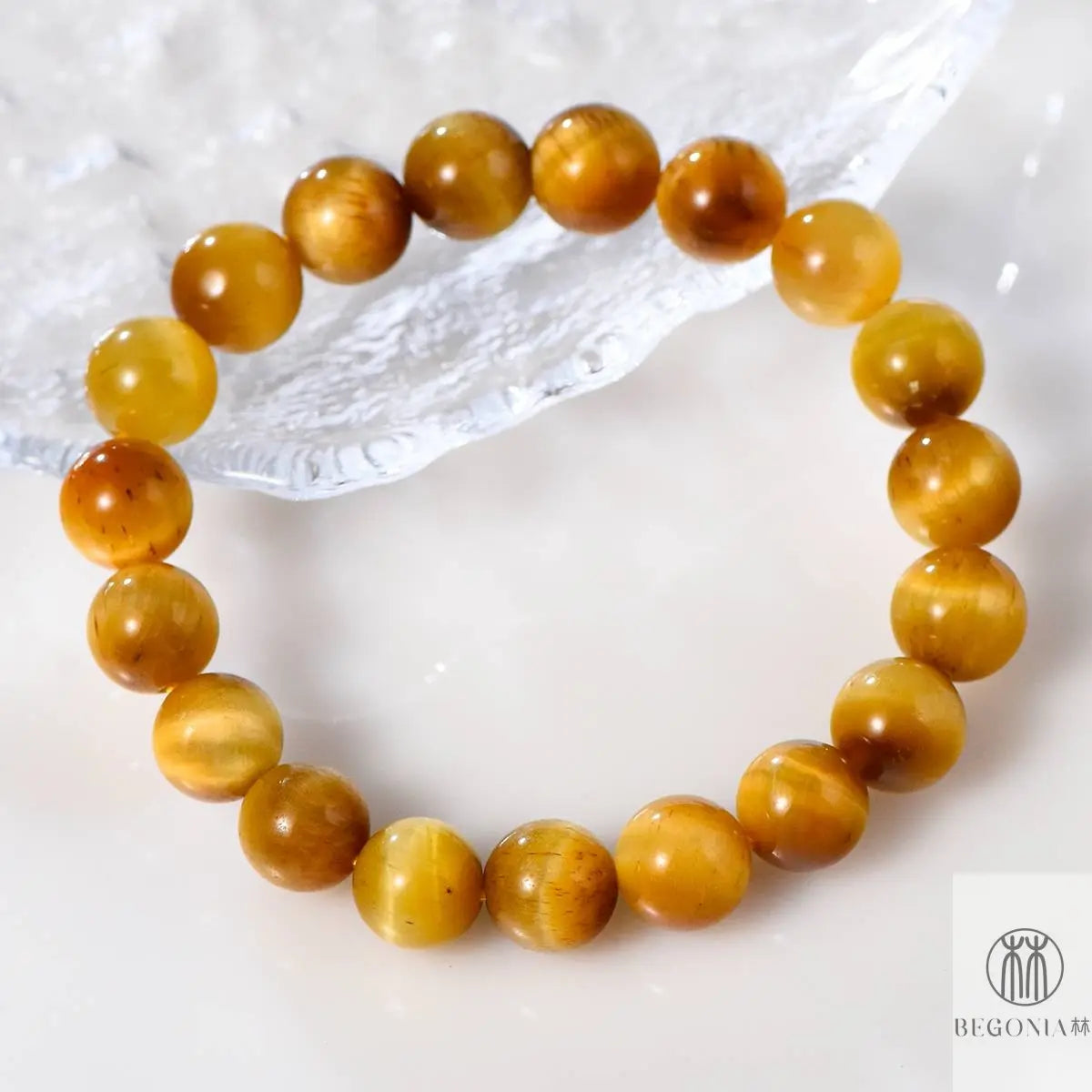 Golden Tiger's Eye Bracelet: Grounded Confidence for Everyday Power - Begonia L