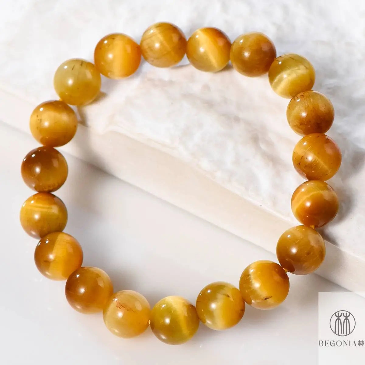 Golden Tiger's Eye Bracelet: Grounded Confidence for Everyday Power - Begonia L