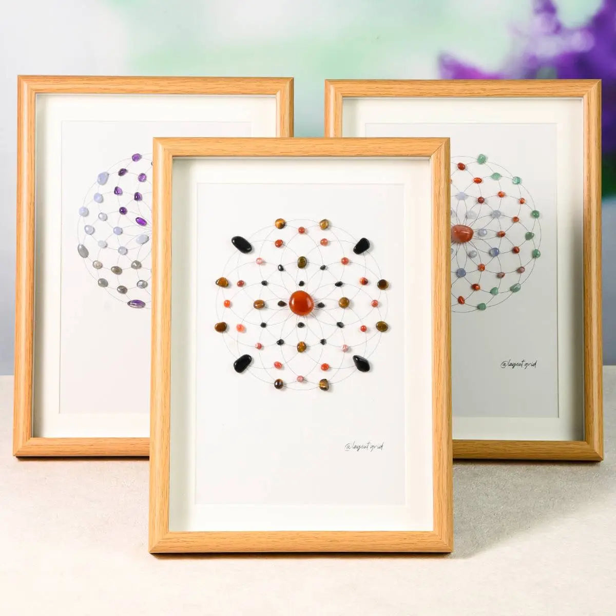 Healing Crystal Grid Frame 我的商店