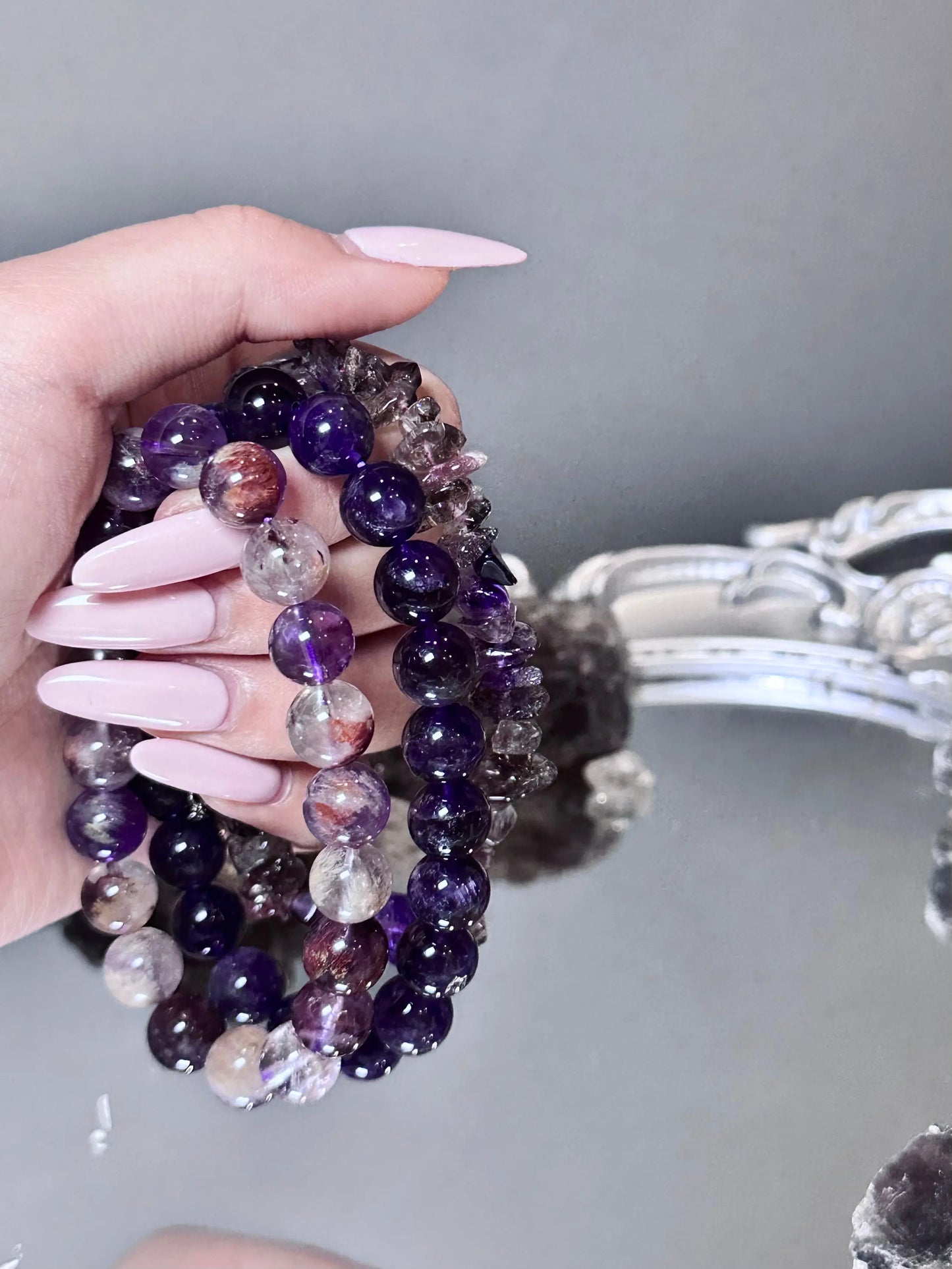 Amethyst Bracelet - Begonia L
