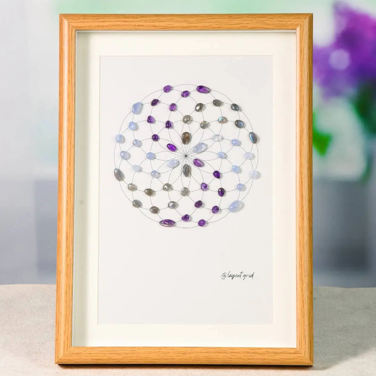 Healing Crystal Grid Frame 我的商店