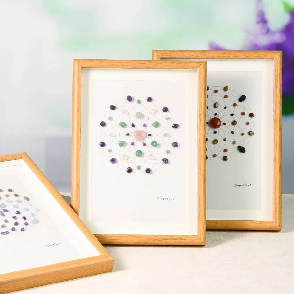 Healing Crystal Grid Frame 我的商店