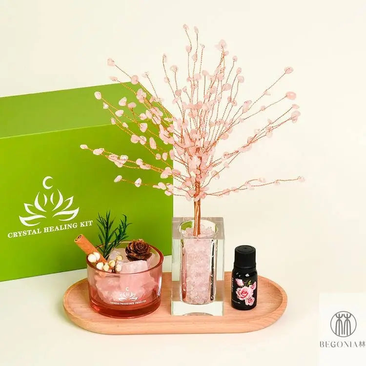 Aromatherapy Crystal Tree Ritual Set - Begonia L